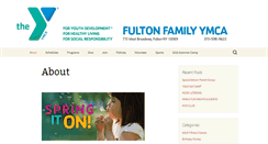 Desktop Screenshot of fultonymca.com